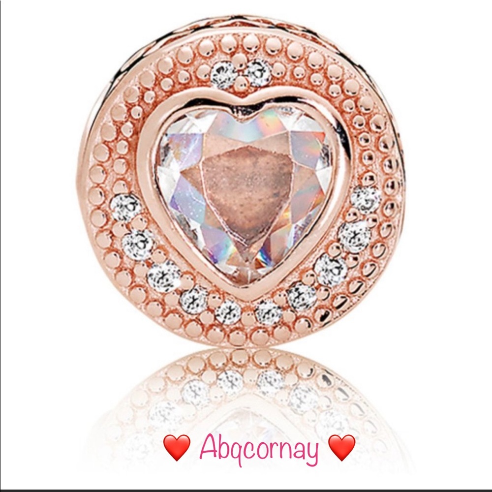 EUC Pandora 786302CZ Pandora Rose ESSENCE Compassion Charm